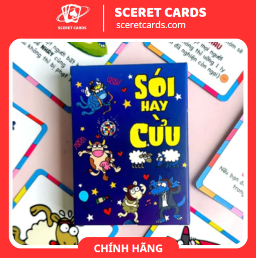 bộ bài drinking games sói hay cừu
